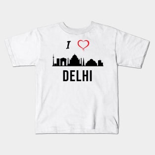 I love Delhi India Kids T-Shirt